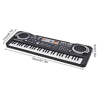 Janzoom Piano à Clavier 61 Touches, Clavier Musical Jouet éducatif 6 Morceaux de démonstration intégrés 16 Tons Vrais… - Les Beatles, Paul McCartney, John Lennon, RIngo Starr, George Harrison Janzoom Piano à Clavier 61 Touches, Clavier Musical Jouet éducatif 6 Morceaux de démonstration intégrés 16 Tons Vrais… – Image 6