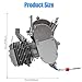 HIFMGHE 2-Stroke Bicycle Engine, 80cc Bike Motor 1.65 Hp Motorized Bicycle Motor with CDI Ignition System/Air-Cooled for 26-28