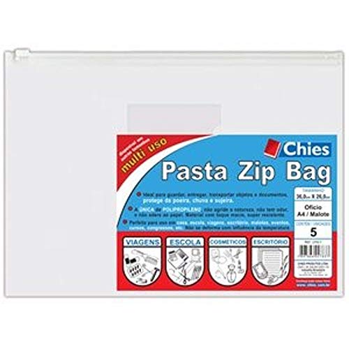 Pasta Chies Zip Bag - Ofício / Malote - pacote com 5 unidades 2783-7