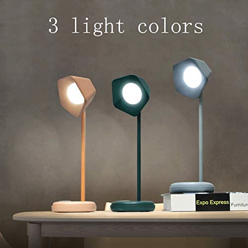 Akumulator LED Lampa biurkowa Dotykowy Ściemnianie Czytanie Ochrona oczu Sypialnia Lampka nocna Deskusb-Lampka nocna / Opakowanie 3 szt