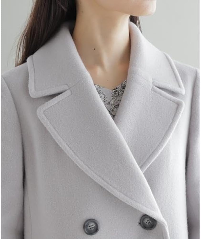 Amazon | [ナチュラルビューティーベーシック] アウター ビッグカラー