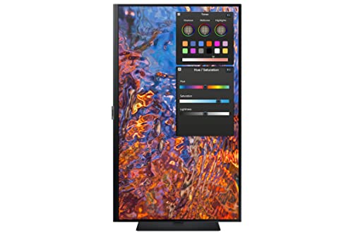 Image of SAMSUNG 32-Inch ViewFinity S80PB Series UHD Monitor, DCI-P3 98%, VESA DisplayHDR 600, IPS Panel, Matte Display, USB-C, PIP /PBP, Intelligent Eye Care, LS32B806PXNXGO, 2023