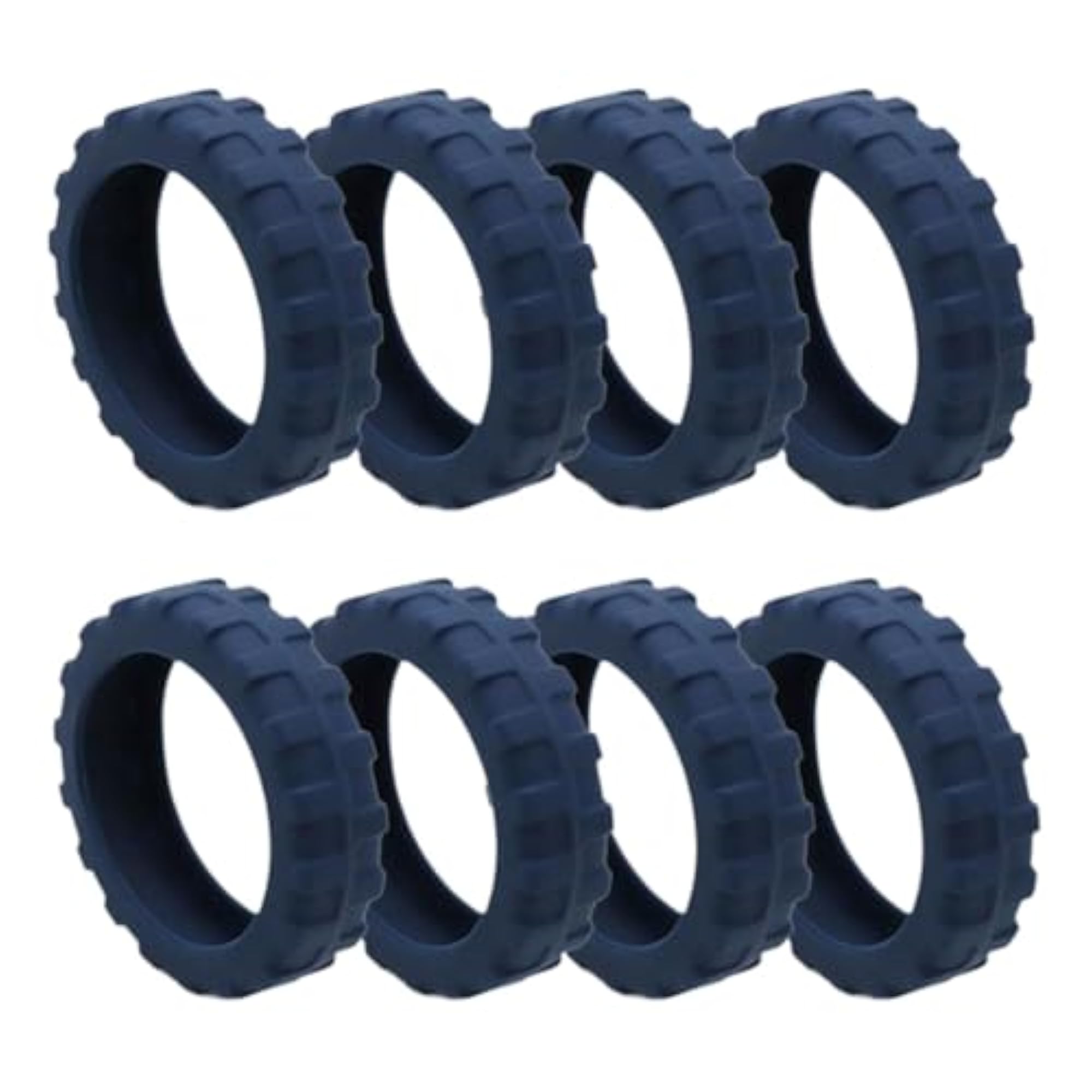 8X Luggage Suitcase Wheels Covers for Diameter 43-55mm