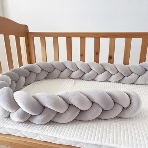 PTKG Knotted Cushion Decor Knot Pillow All Round Braided Protector for Room Bed Baby Edge Protection Decorative Bed Rail Bed Guard Rail Surrounds Cushions Braided Mat Cuddle,G3,100CM