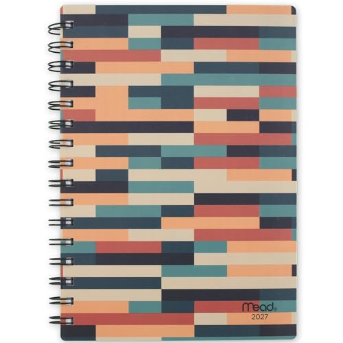 Mead Cambridge 2027 Planner, Weekly & Monthly, 15-Month Oct-Dec, 5.5" x 8.5", Fragment (1806-200-27)
