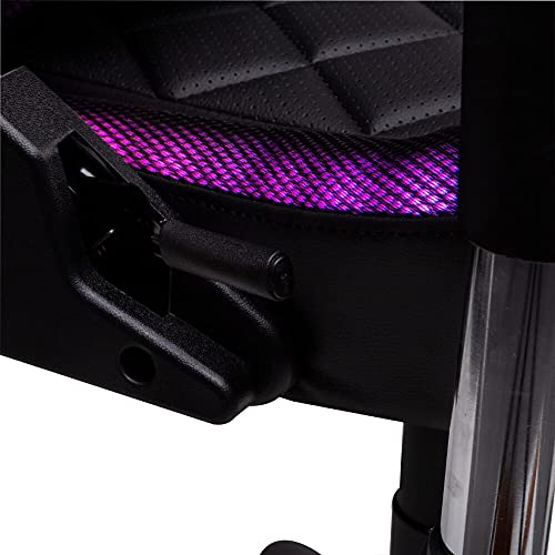 Cadeira Gamer Dazz Galaxy Thunder RGB Com Apoio de Braço - Preto glide