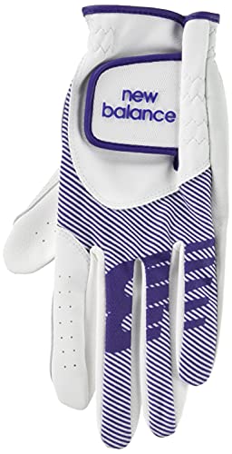 [ニューバランス ゴルフ] [レディース] 片手用 グローブ 【継続定番商品】(シンセティックレザー) / 合皮 ゴルフ / 012-1985501 080_パープル S (19~20cm)