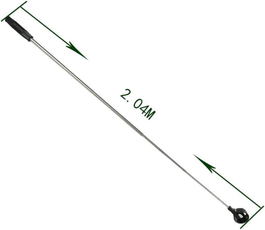 BESPORTBLE Telescopic Golf Ball Retriever Tool Stainless Steel Shaft Abs Grip Automatic Locking Scoop for Pickup