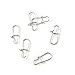 940 Pcs Fishing Swivel Sea Terminal Tackle Clip Connector Solid Coastlock Bulk Lots 09987 Enhanced Snap Test 9Kg 15MM Cross Lock