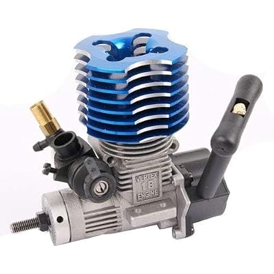 VX18 Nitro Methanol Engine, Vertex .18 Engine for 1/10 Scale RC Car Truck Compatible with HSP Atomic HPI