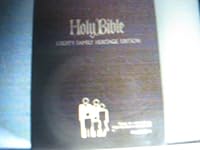HOLY BIBLE: LIBERTY FAMILY HERITAGE EDITION; B005XG49TE Book Cover
