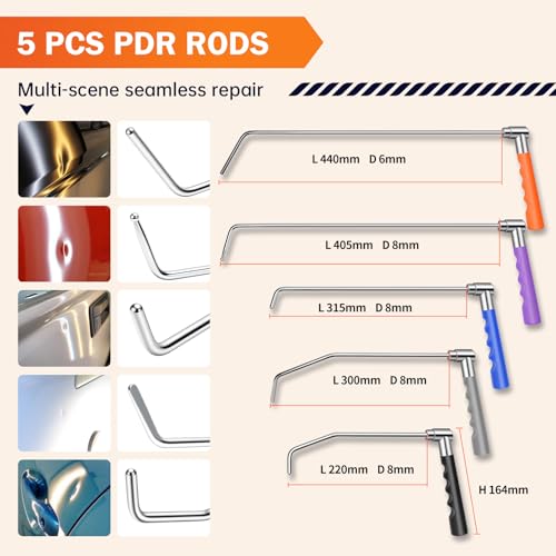 Super PDR 5PCS Rotating Rod Set