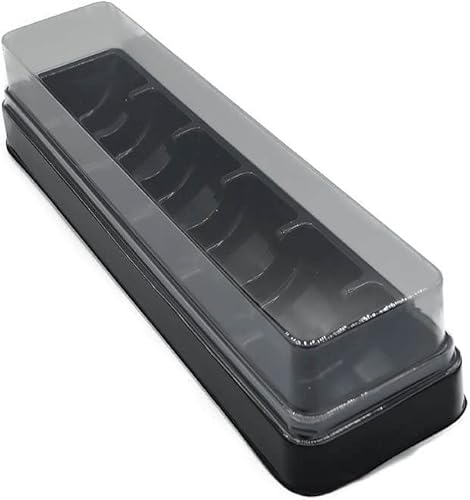 Miniatura 6 de Vend Exchange - Recipientes de plástico transparente para macarrones, se adapta a 6 macarons (paquete de 15)