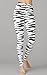 Women's Leopard Printed Leggings Animal Skin Brushed Buttery Soft Tights (Large, White Tiger Skin)