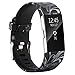 honecumi Replacement Bands Compatible with Fitbit Charge 2 Wristbands Rose Gold Watch Bands/Strap for Men Women Colorful Pattern Bands with Metal Clasp Large Small Bands