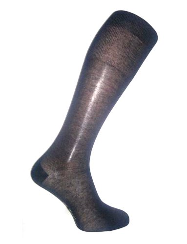 Chaussettes homme noires en coton Daniel Jacob pour rester élégant au bureau en costume
