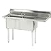 Double Fabricated Bowl Scullery Sink Width: 62.5"