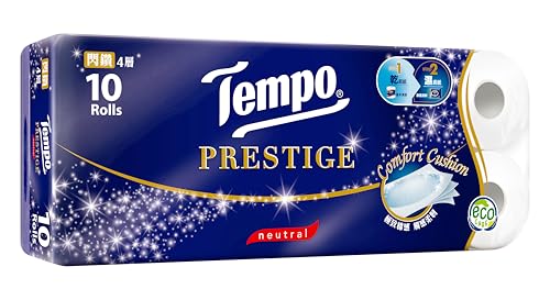 TEMPO Prestige Toilet Tissue 4ply Neutral 10 Rolls