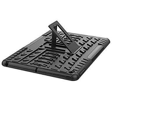 Image of MoreFit Hybrid Back Cover Case with Kickstand Wheel Pattern for iPad 10.2 2019 (7th Generation)