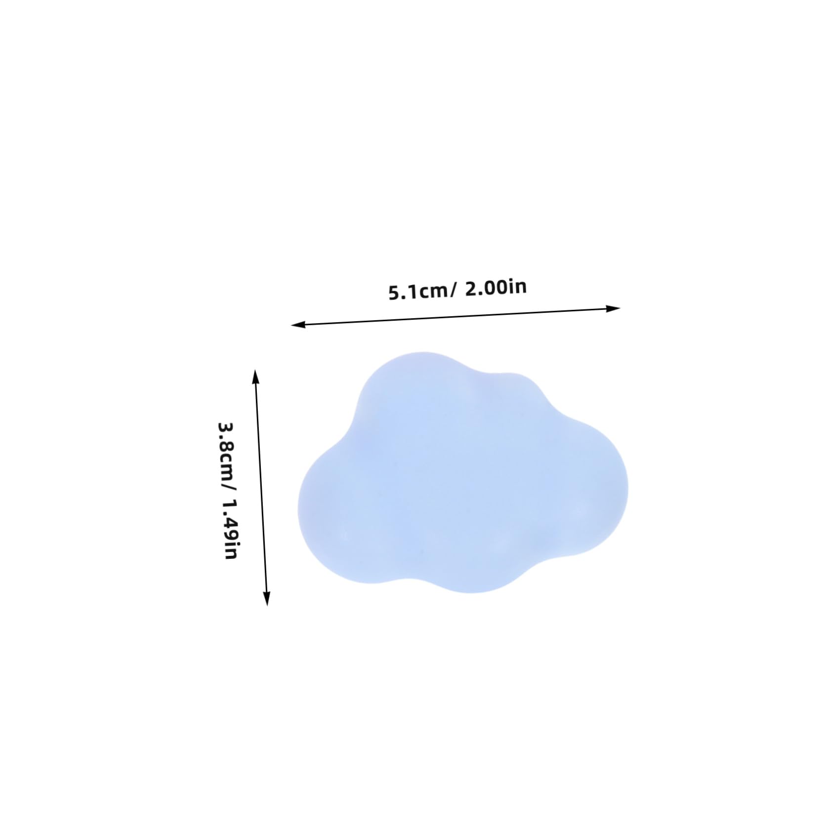 Cabilock 4pcs Cute Cloud Drawer Knobs for Rooms Cartoon Ceramic Pull Handles Pink and Light Blue for Nursery Dresser and Cabinet Decor Easy Installation and Design