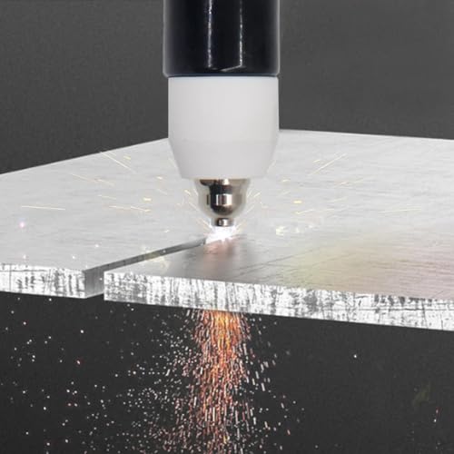 Lecreatekit Cabezal de soplete de corte de plasma para máquinas P80, CUT-70/80/100/120, mango recto, cobre + baquelita, clasificación 100A, grosor máximo de corte de 40 mm