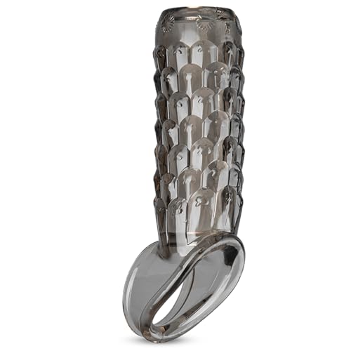 BDSMJOY Penishülle Penis Sleeve für die Männer, Penismanschetten mit dichte Beule, Vorhaut Rückhaltung Verzögerung Ejakulation Sex Toys erotisches Sex Spielzeug für Paare extrem Sex (A)