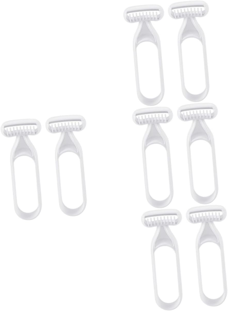NOLITOY 8pcs Women Hair Trimmer Portable Armpit Hair Remover Lightweight Design for Travel Safe and Gentle Shaving Tool for Legs and Bikini Line