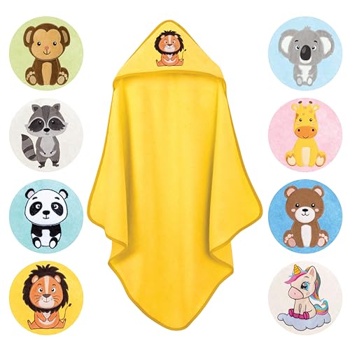 LAYNENBURG Premium Kapuzenhandtuch Baby - Badehandtuch aus 100% Baumwolle -...