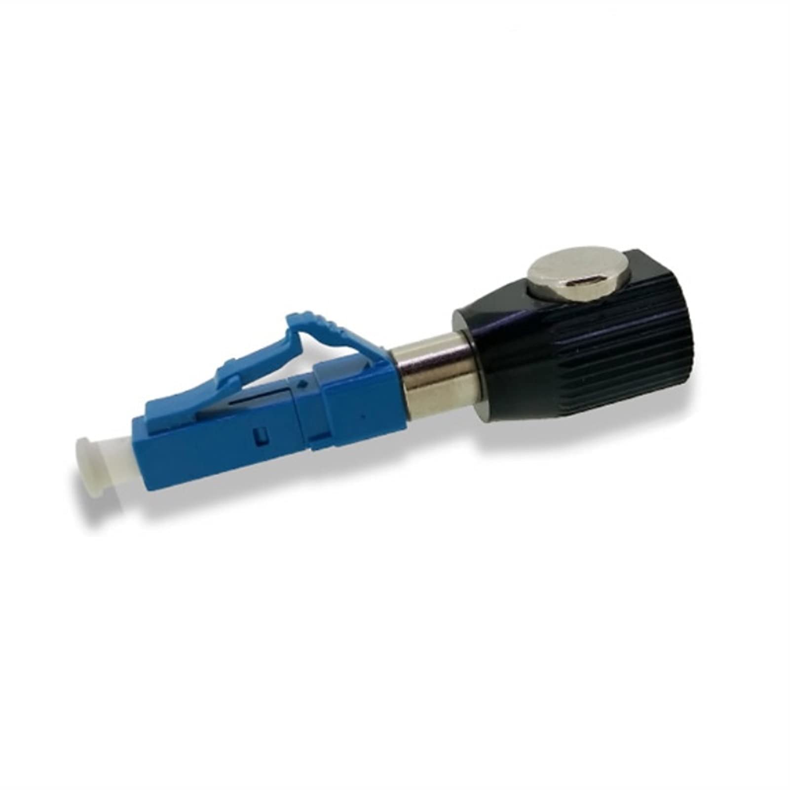 Accessoires de Fibre Optique LC UPC Type Rond Nu Fibra Optica Adaptateur, LC Adaptateur Fibre Optique LC UPC Coupleur de Fibre Nue Bride Connecteur