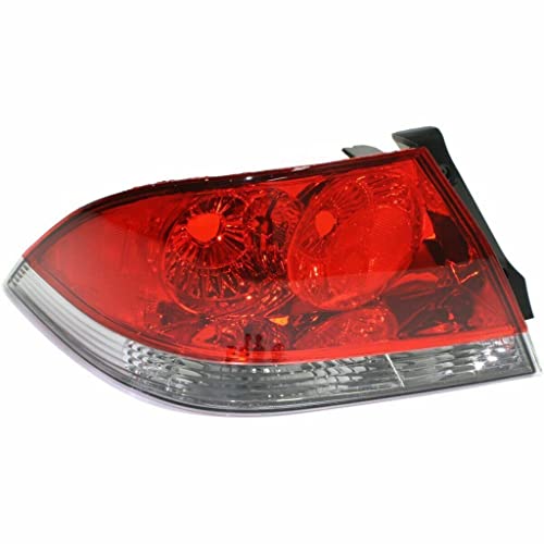 CarLights360 For 2004-2007 Mitsubishi Lancer Rear Tail Light Driver Side Assembly Unit MI2800119 ES|LS For MN161945 | MN161945