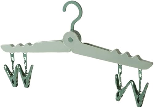 Miniatura 3 de Percha plegable portátil de viaje de 5 piezas para viajes de negocios, uso al aire libre, uso doméstico, percha retráctil y gruesa para dormitorio