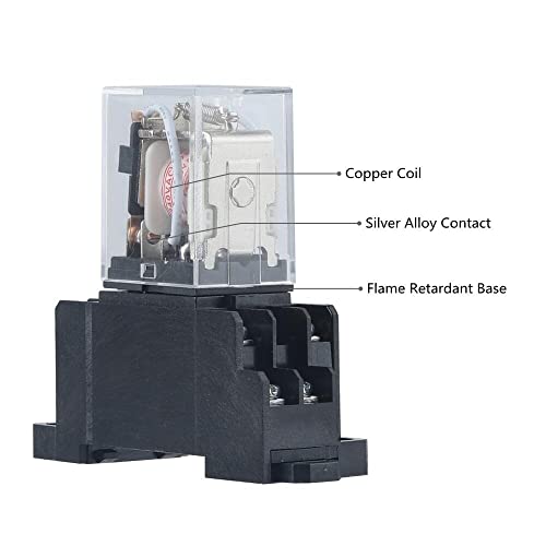 Relais à usage général LY2NJ DPDT bobine interrupteur électricité 110V - 5