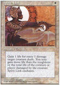 Magic The Gathering - Spirit Link - Fourth Edition