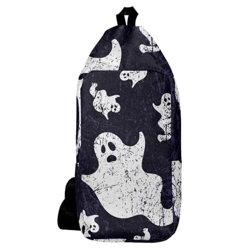 Sac à dos à bandoulière de voyage randonnée Halloween fantôme pour adulte