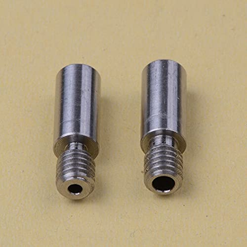 Lysee 3D Printer Parts & Accessories - 2pcs/lot Super Smooth V6 Kraken Titanium Alloy Heat Break Throat TC4 Thermal Barrel for 1.75mm Filament 3D Printer - (Size: 1.75mm(with PTFE))