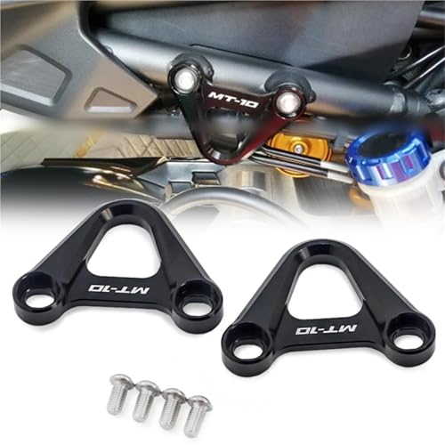 Plaque obturation repose-pied Yamaha MT10 pour masquer fixations cadre