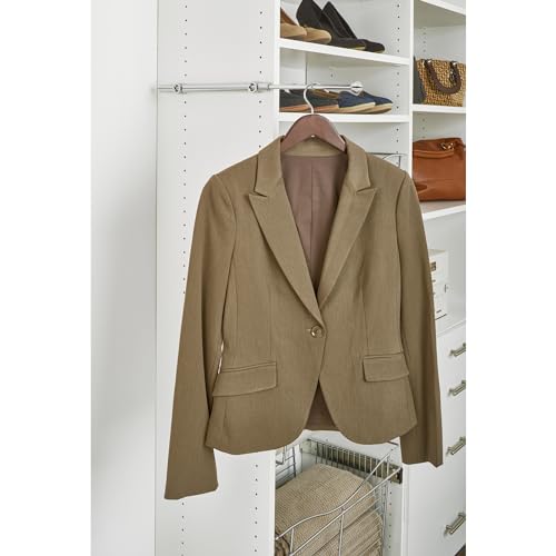 Image of Rev-A-Shelf Sliding Valet Rod for Closets, Min Opening of 5 inchW, 4 Pack
