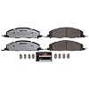 PowerStop Rear Brake Pads For Dodge Ram 2500 2009-10 |Ram 3500 2009-10 |Ram 2500 2011-18 |3500 2011-18 - Z36 Truck & Tow Carbon-Fiber Ceramic Brake Pads With Installation Hardware, Z36-1400