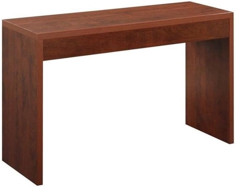 Pemberly Row Hall Console Table, 48 in x 15.5 in x 28 in, Espresso Woodgrain Finish, Modern Entryway or Living Room Table, Stylish and Functional Furniture Piece