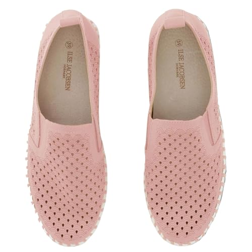 Image of Ilse Jacobsen HORNBAEK Women's Tulip Slip-On Flat | Elastic Side Panels | Lightweight Flexible Comfort.