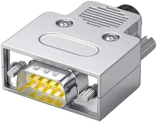Metal DB9 Female Male Connector D-SUB 9Pin Serial Port RS232/485 Plug 9-pin Com Interface Soldering Header Adapter(SM)