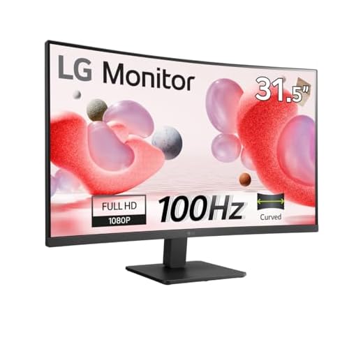 LG 32MR50C (32 Inch) Full HD Curved Monitor (1920 x 1080) with 100Hz, 5ms, VA Panel, AMD FreeSync™, HDMI X 2, VGA, Headphone Out, Tilt, Reader Mode, Flicker Safe, 3-Side Virtually Borderless - Black