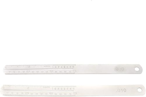 Protector de trastes de diapasón de acero inoxidable, herramienta de reparación con báscula polaca para guitarra y bajo, 2 unidades