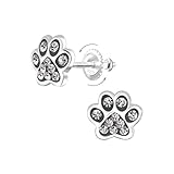 Laimons Pendientes para mujer Mejillón Brillante Plata de ley 925