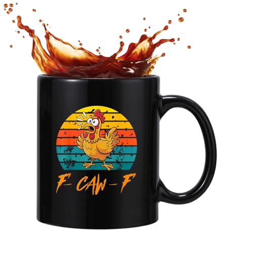 Générique Tasse À Café Drôle Au Poulet | Tasse Céramique 35cl Pour Boissons Chaudes Et Froides | Mug Pour Café Du Matin,pour Maison Bureau École...