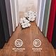 Blumtal® Basics Spannbettlaken Topper 180x200cmJersey - Bettlaken 180x200cm aus 100% Baumwolle - Oeko-TEX zertifiziertes Spannbettlaken für Topper 180x200 - Topper Spannbettlaken - Betttuch - Grau
