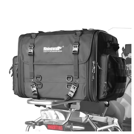 Expandable Motorcycle Tail Bag 80L Size