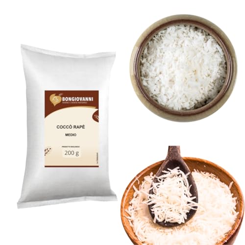 Bongiovanni Bontà Naturali Coco Rallado Fino Bajo en Grasa 45% 200 g