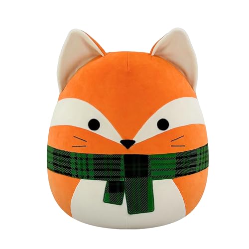 Squishmallows Amazon Exclusive Holiday Fox 14'' Plush