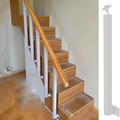Poste de husillo para escaleras de diseño contemporáneo en espacios residenciales